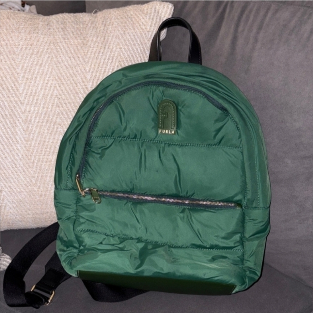 Furla Green Backpack